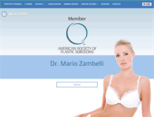 Tablet Screenshot of mariozambelli.com